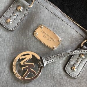 Michael Kors Large Leather Dome Satchel